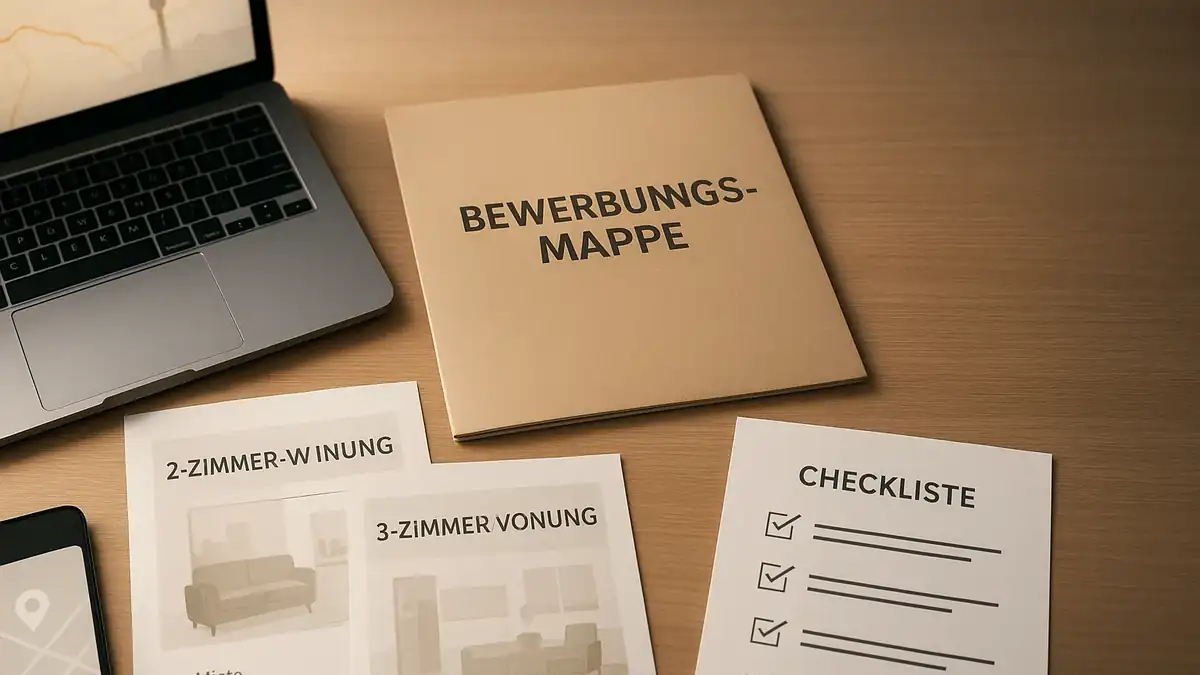 Illustration: Berlin ohne ImmoScout‑Drama: Genossenschaften, Schwarze Bretter & lokale Hacks, die klappen – Bewerbungsmappe (PDF), Dokumente, Checkliste