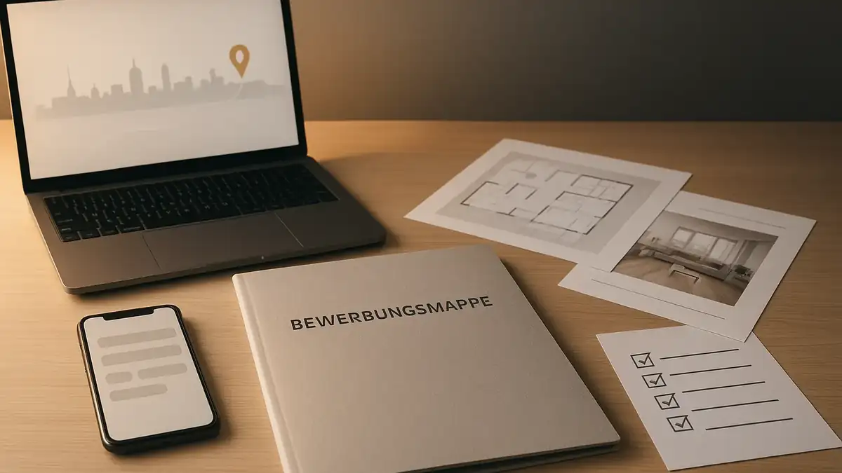 Illustration: Bewerbungsmappe Berlin: Was wirklich zählt (und was überflüssig ist) – Bewerbungsmappe (PDF), Dokumente, Checkliste