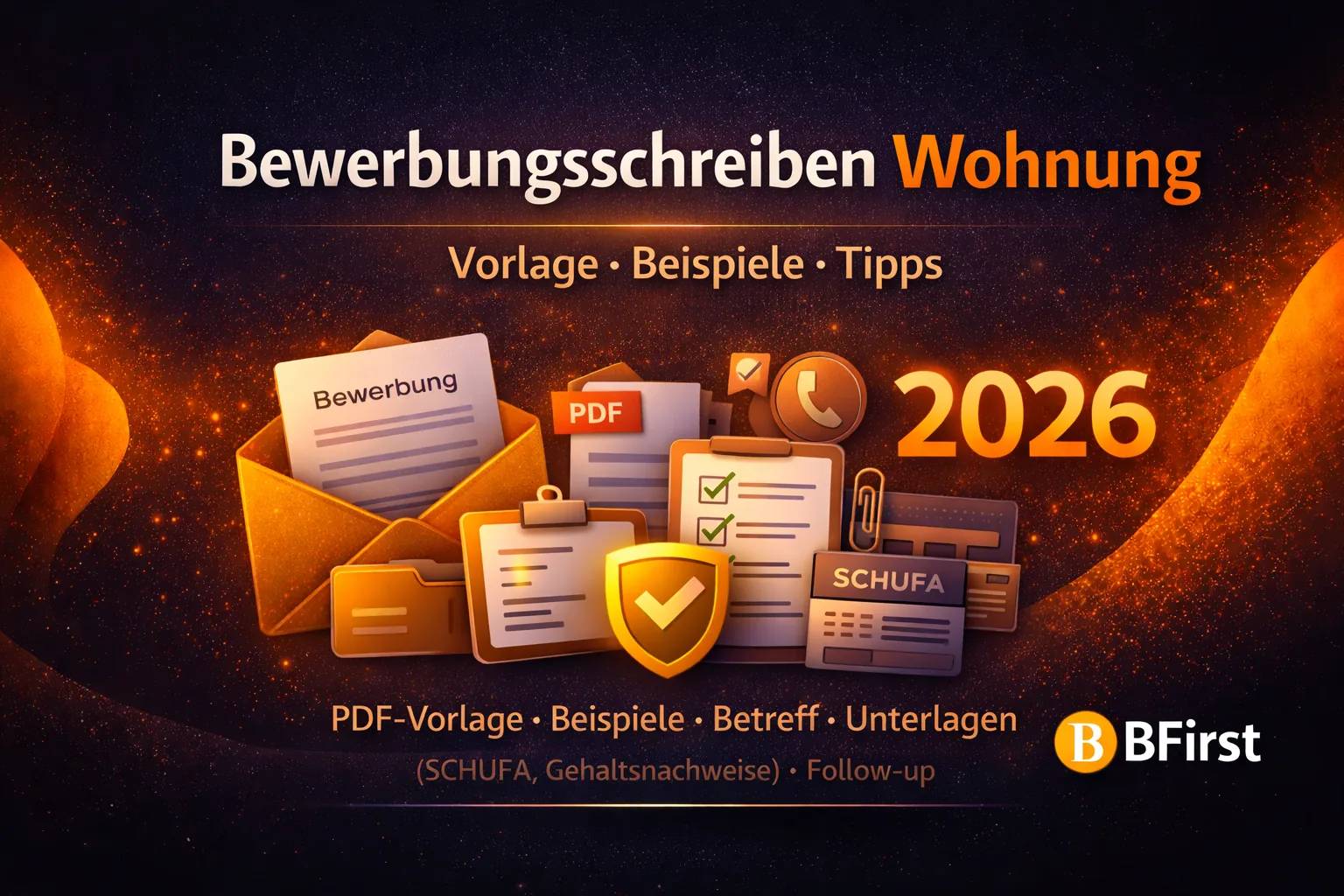 Bewerbungsschreiben für Wohnung Vorlage