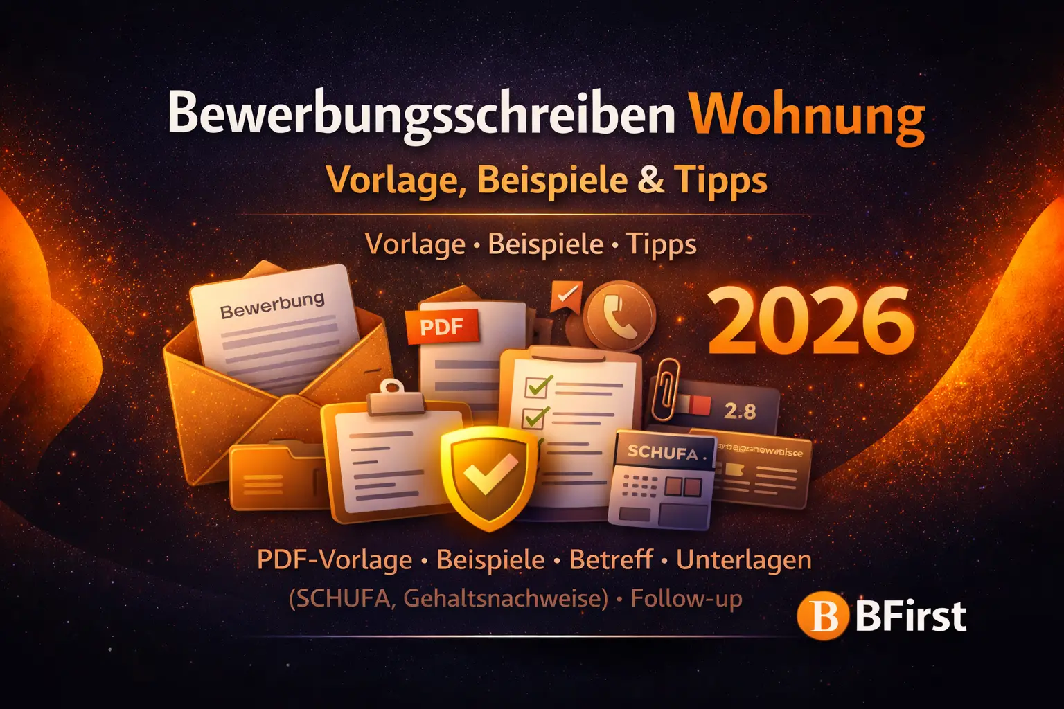 Bewerbungsschreiben Wohnung Vorlage