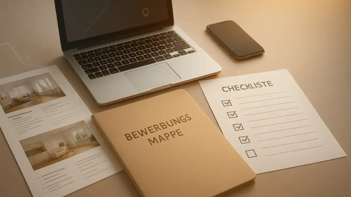 Illustration: Bockenheim, Bornheim, Sachsenhausen: Wo Studis realistisch schnell etwas finden – Bewerbungsmappe (PDF), Dokumente, Checkliste