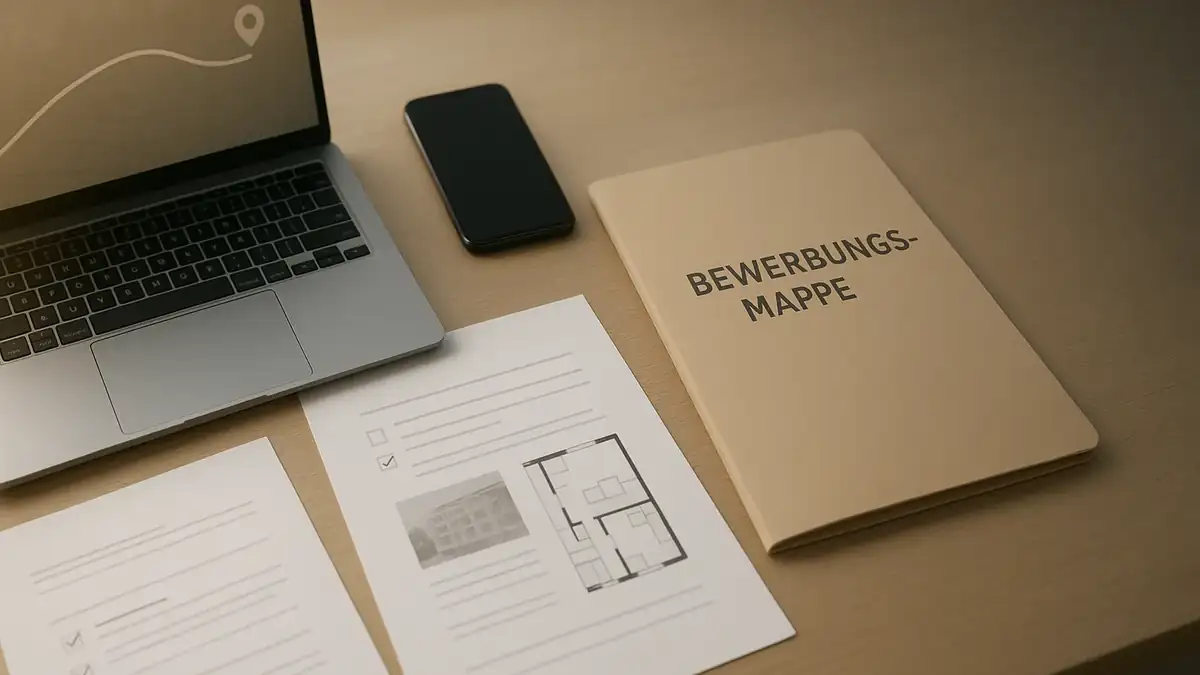 Illustration: Warum du in Hamburg nichts findest: 6 Such‑Fehler, die dich komplett rausfiltern – Bewerbungsmappe (PDF), Dokumente, Checkliste