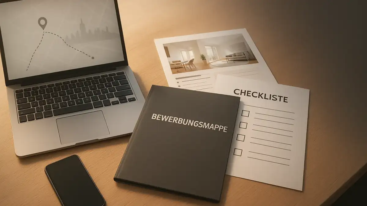 Illustration: Hamburg ohne Massenbewerbung: Aushänge, Uni‑Gruppen, Genossenschaften — die echten Abkürzungen – Bewerbungsmappe (PDF), Dokumente, Checkliste