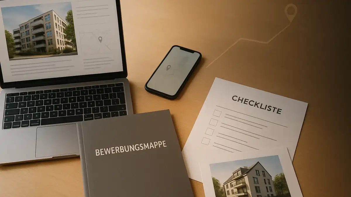 Illustration: Köln: Stell diese 4 Filter um — und du siehst wieder echte Wohnungen statt Karteileichen – Bewerbungsmappe (PDF), Dokumente, Checkliste