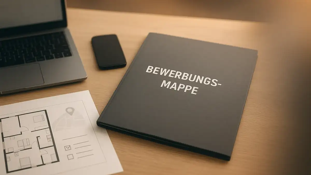 Illustration: Köln: Bewerbungsmappe, die nicht ignoriert wird — Checkliste in 10 Minuten – Bewerbungsmappe (PDF), Dokumente, Checkliste