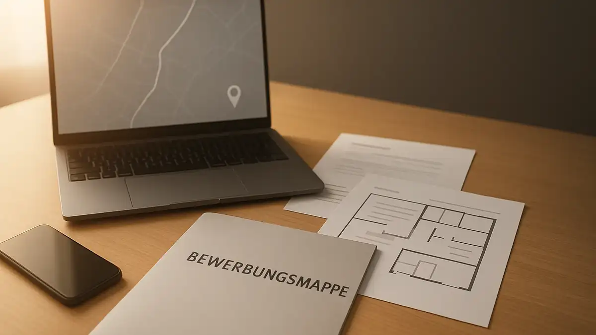 Illustration: Köln-Suche frisst Zeit? 5 Dinge, die du sofort stoppen solltest – Bewerbungsmappe (PDF), Dokumente, Checkliste