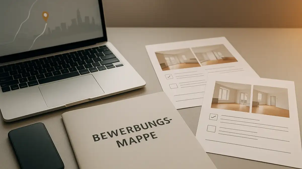 Illustration: Neukölln mieten: Preise, Chancen und wie du schneller zur Wohnung kommst – Bewerbungsmappe (PDF), Dokumente, Checkliste