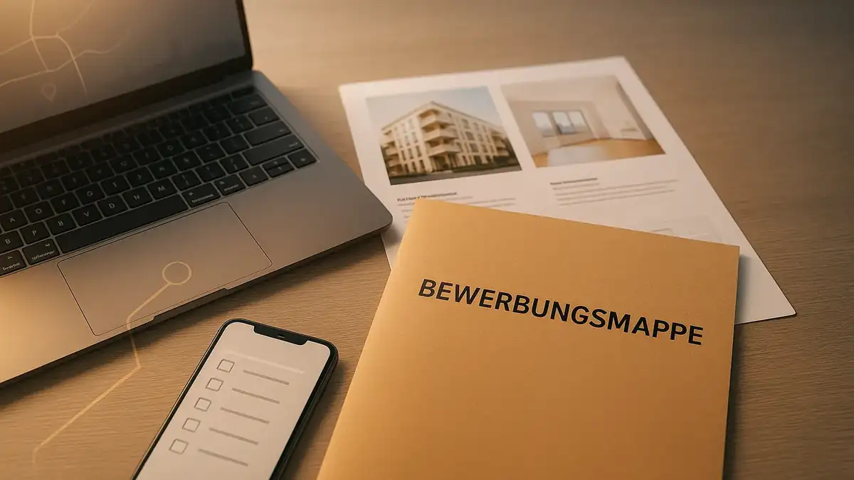 Illustration: Ost vs West Berlin: Mietpreise, Nachfrage und worauf du bei der Suche achten solltest – Bewerbungsmappe (PDF), Dokumente, Checkliste