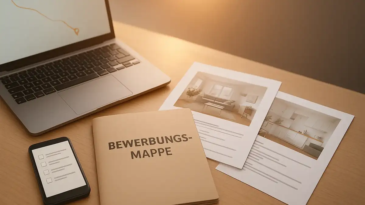 Illustration: WG in Berlin finden: So erhöhst du deine Chancen – ohne Copy‑Paste – Bewerbungsmappe (PDF), Dokumente, Checkliste