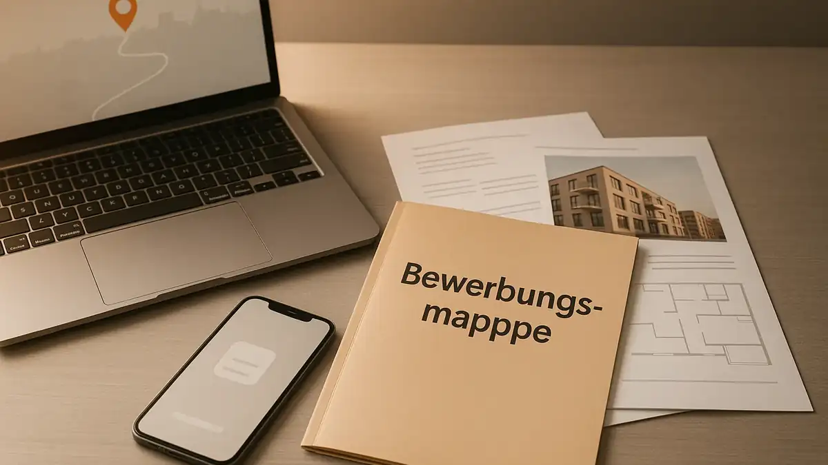Illustration: Wohnungssuche Berlin: Das komplette Setup für Tempo – inkl. Checklisten – Bewerbungsmappe (PDF), Dokumente, Checkliste