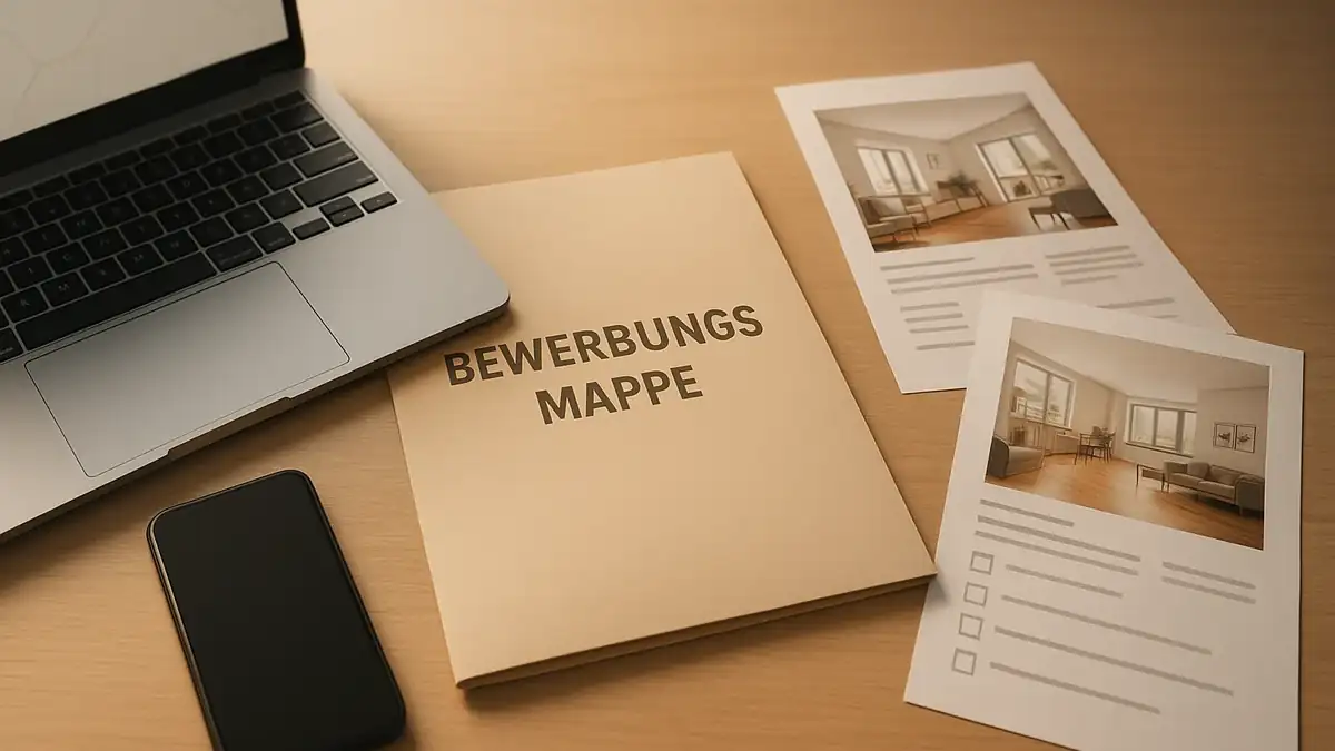 Illustration: Wohnungssuche in Moabit: Gute Anbindung, gemischte Lagen & echte Preis‑Leistungs‑Chancen – Bewerbungsmappe (PDF), Dokumente, Checkliste