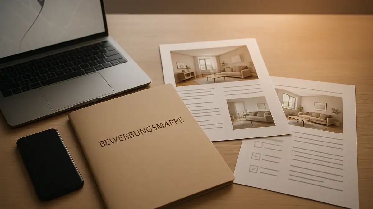 Illustration: Zwischenmiete in Berlin finden: Möbliert, Untermiete & WG‑Optionen – Bewerbungsmappe (PDF), Dokumente, Checkliste